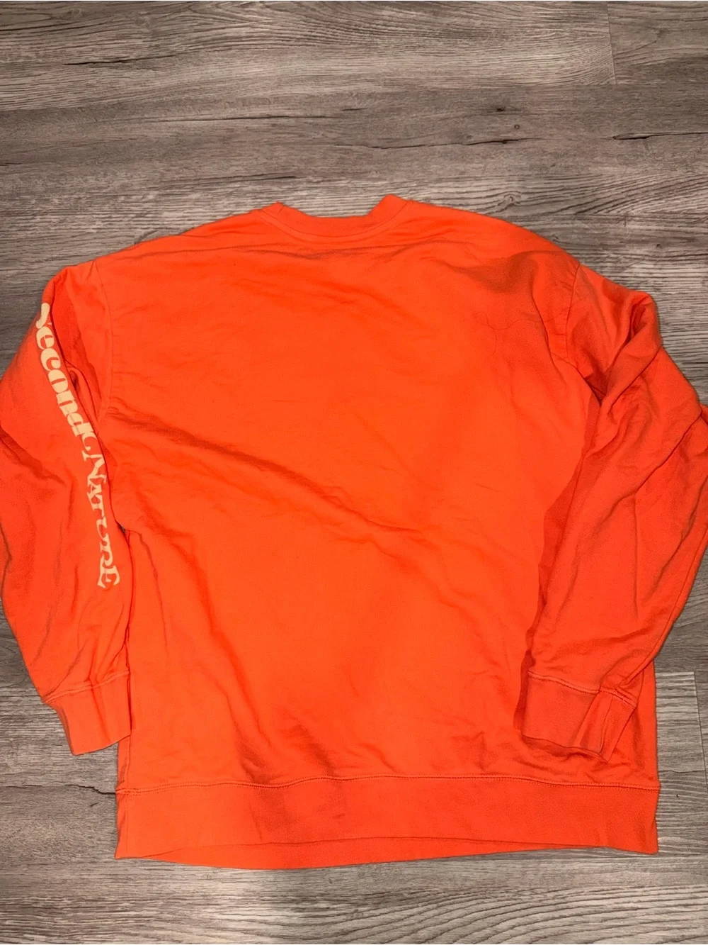 Levi's Orange Men's Oversized Crewneck Sweatshirt